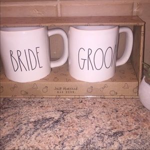 Rae Dunn Bride Groom Coffee Mugs